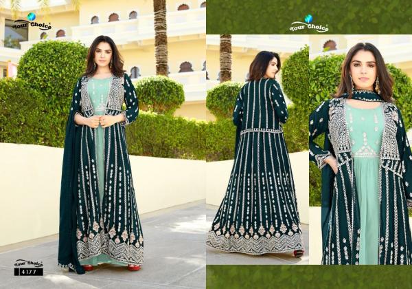 Your Choice Nice Georgette Embroidery Wear Salwaer Kameez Collection